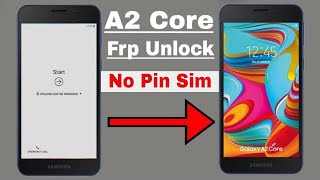 Samsung A2 Core (A260G) FRP Bypass/Reset Google Account Lock Latest Update 2021 Without Pin Sim