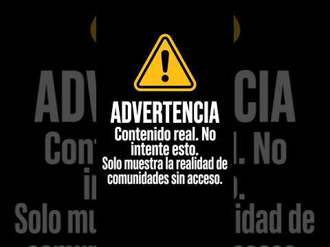 Una persona fue captada arriesg4ndo su vid4 al cruzar los cables de un puente peatonal colapsado.