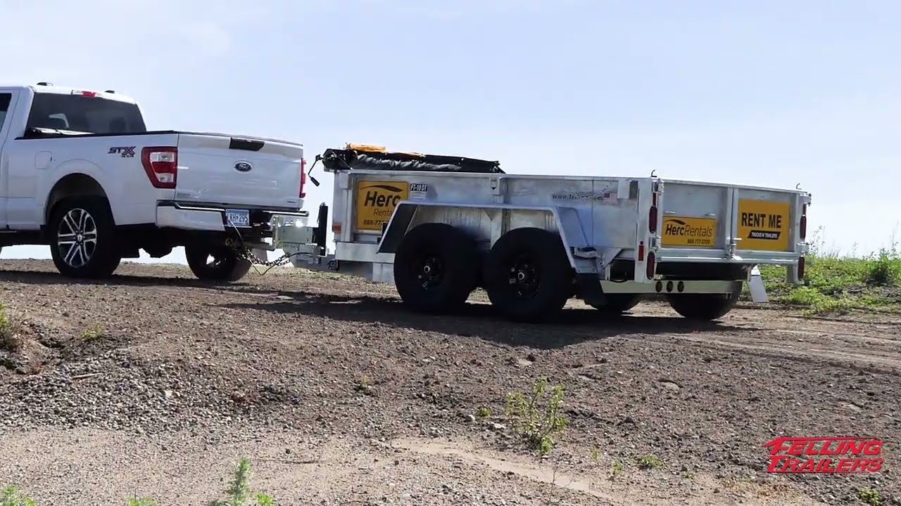 Felling Hydraulic Dump Trailers - Trucks & Trailers from Herc Rentals