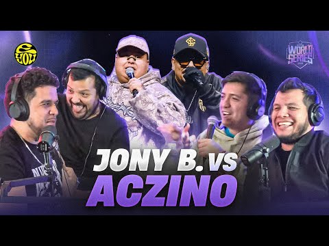¡EL MALDITO LO LOGROOOOOOOOO! - Reaccionamos a JONY BELTRÁN vs ACZINO! - FMS WS - EYOU TV