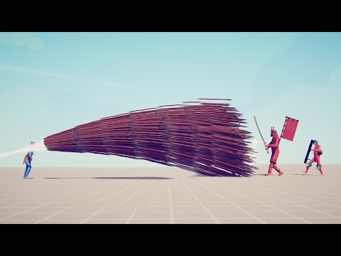 RIOT POLICE & SHOGUN vs EVERY GOD - Totally Accurate Battle Simulator TABS