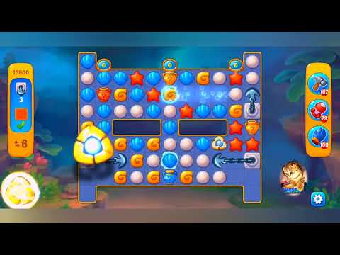 фишдом 2022  #  10800 уровень - прохождение без бустеров # Fishdom,   10800  level - no Boosters.