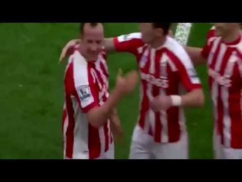 Charlie Adam Scores From Half Way (Chelsea vs Stoke - 04/04/2015)
