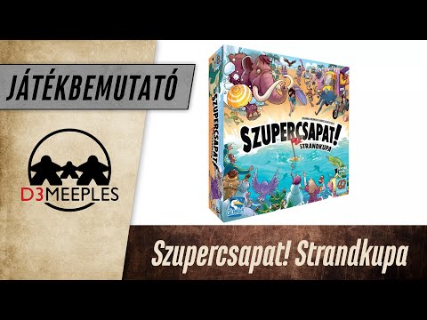 BEMUTATÓ: SZUPERCSAPAT! STRANDKUPA - d3meeples