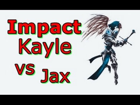 LOL Pro - SKT T1 Impact Kayle vs Jax - Korea SoloQ - Highlights