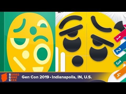 Mr. Face game overview at Gen Con 2019