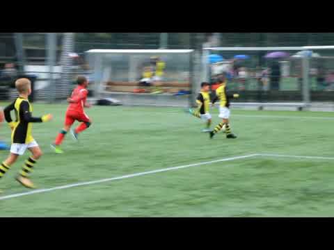 Demy ter Hove en zijn team v.v.Schoten jo9-1, winnen van SDW 5-2