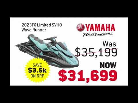 2023 Yamaha FX Limited SVHO & FX SVHO Wave Runners