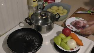 Как правильно потушить картошку с мясом