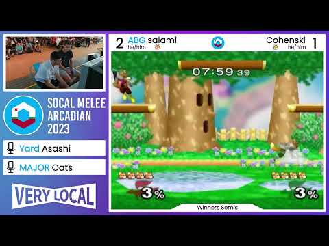 SoCal Melee Arcadian 2023 - salami (Fox) vs. Cohenski (Fox) - Winners' Pool