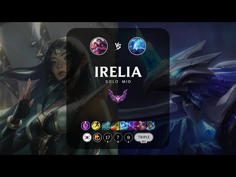 Irelia Mid vs Anivia - KR Master Patch 13.9