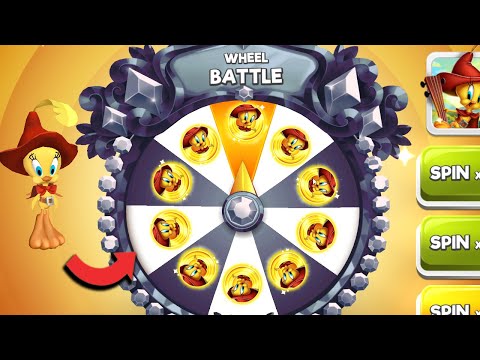 HUGE SPIN WHEEL OPENING in Looney Tunes World of Mayhem - Gameplay Walkthrough