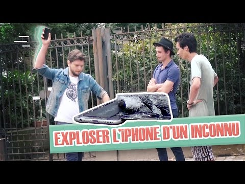 Pranque : exploser l'Iphone d'un inconnu par terre ! (avec Greg Guillotin)