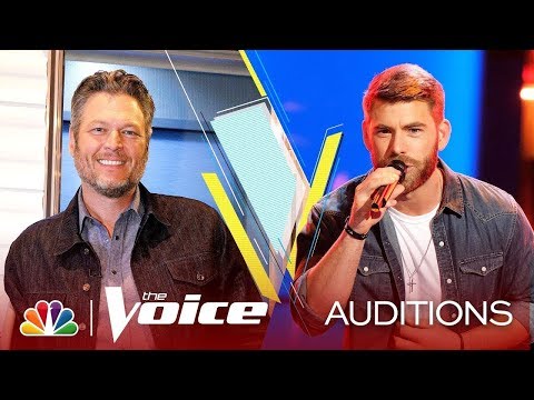 Zach Bridges sing "Ol' Red" on The Voice 2019 Blind Auditions