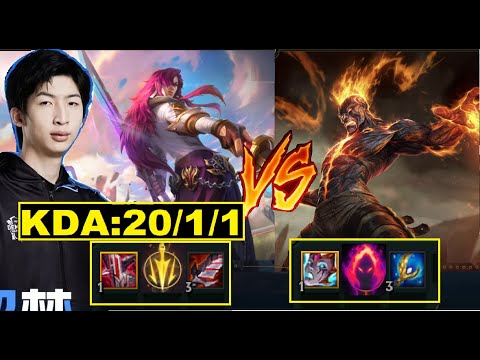 Xiao Chao Meng Plays Yone Vs Brand Top 13.8/DariusLol