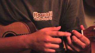 Ukulele Tutorial - Let's Dance- Jake Shimbukuro Version -Part 2