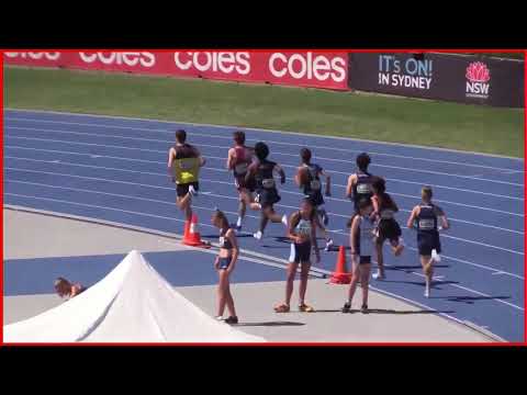 U15 Mens 800m - Heat 2 - 2018 Australian Junior Athletics Championships