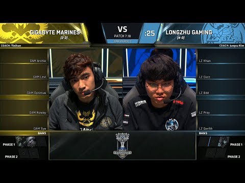 GAM vs LZ - 2017 World Championship - Group Stage Day 5 - GIGABYTE Marines vs Longzhu Gaming