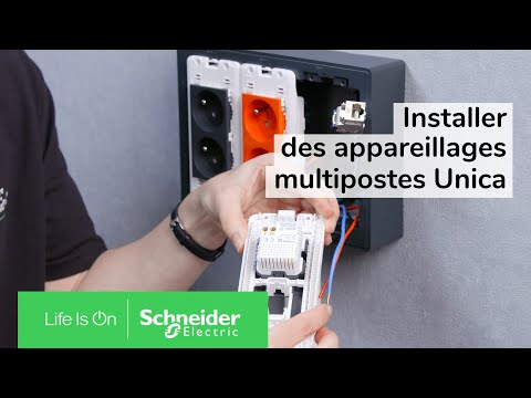 Installer des appareillages multipostes Unica