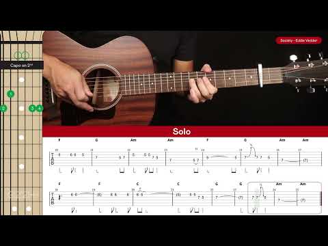 Society Guitar Cover Eddie Vedder 🎸|Tabs + Chords|