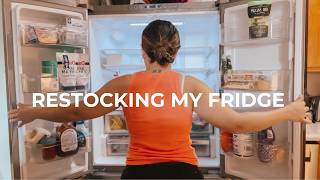 Restock My Fridge With Me | Grocery Restock | SAHM | Grocery Haul + Essential Items!