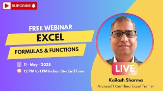 Master Excel Formulas & Functions in 60 Minutes - Free Live Training
