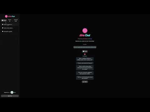 search and archive chats in Aria Chat