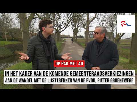 Op Pad Met Ad en de lijsttrekker van de Partij voor de Dieren, Pieter Groenewege