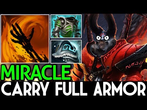 Miracle- [Doom] WTF BUILD! Carry Full Armor 7.15 Dota 2