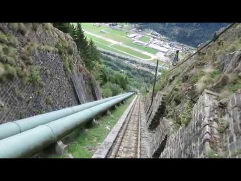 Standseilbahn 6776.01 Ritombahn Talfahrt 2019 - Funicolare