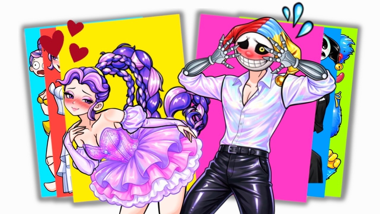 Poopy Playtime 5 - A Secret?? LILY LOVEBRAIDS Love PROTOTYPE | Sticker Book DIY