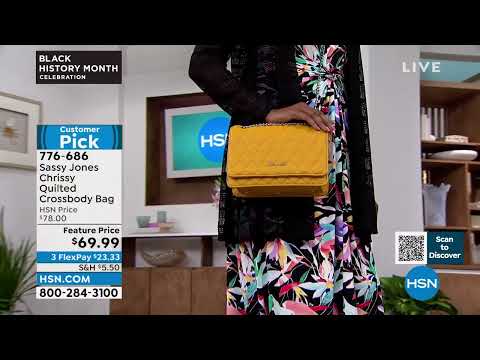 Sassy Jones Chrissy Quilted Crossbody Bag