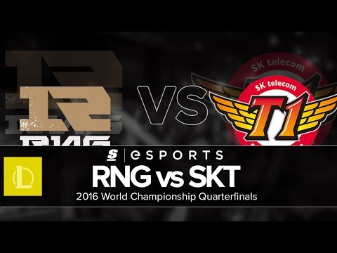Highlights: SKT vs RNG (Worlds 2016 Bracket Stage - Quarterfinals)