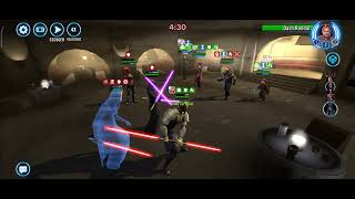 star wars goh traya/savage/talón omicron vs dash rendar  counter   gac 5vs5