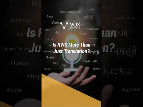 Is RWS More Than Just Translation?