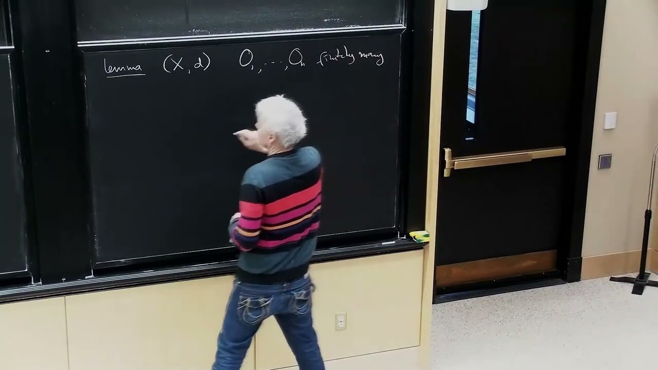 Lecture 13: Open and Closed Sets; Coverings; Compactness