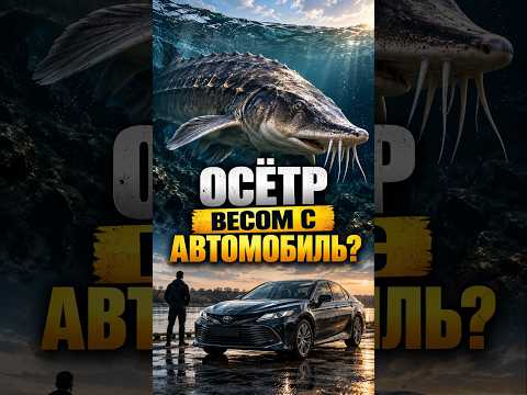 5 самых БОЛЬШИХ осетров в дикой природе!