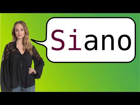 Como dizer 'Siano' em ingles?