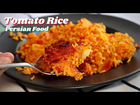 Persian One Pot Tomato Rice Recipe | Persian Food Recipe