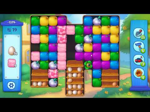 Farmscapes Level 1379 - NO BOOSTERS 🌻🚜🐔 | SKILLGAMING ✔️