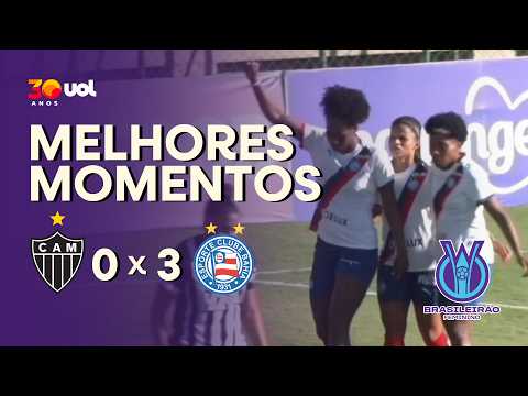 Gols e lances de Atlético Mineiro x Bahia