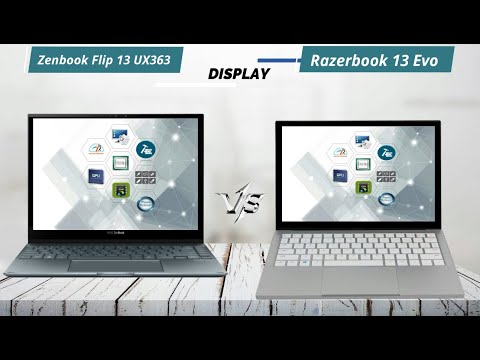 razer book 13 evo vs zenbook 13 flip laptop 2021 Challange