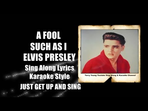 Elvis 1959 A Fool Such As I HQ Lyrics