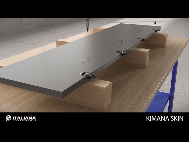 Zestaw zawiasu barkowego KIMANA SKIN odstęp 0,5mm, antracyt Italiana Ferramenra