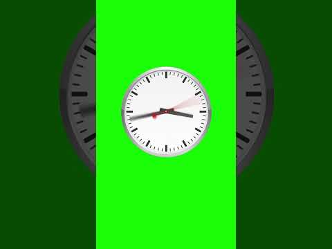 Wall Clock Fast Rotation Loop | Free Time-Lapse Animation for Editors