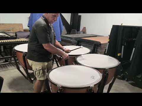 Set of 4 Ludwig Standard Series Fiberglass Timpani with Gauges - 23"/26"/29"/32" - CAN SHIP! image 11