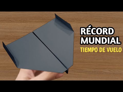 Cómo Hacer El Avión De Papel Récord Mundial | Aviones De Papel
