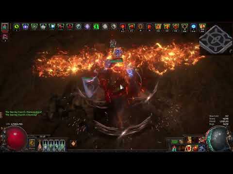 3.18 Transcendence Juggernaut uber The Searing Exarch(no ruby flask tanking LanternExplosion)