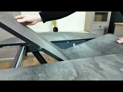 Masa Living Extensibila Dobok 110 cm Gri 1