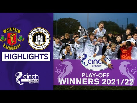 Annan Athletic 2-1 Edinburgh City (2-3 agg.) | cinch League 1 Play-Off Final (2nd Leg) | Highlights